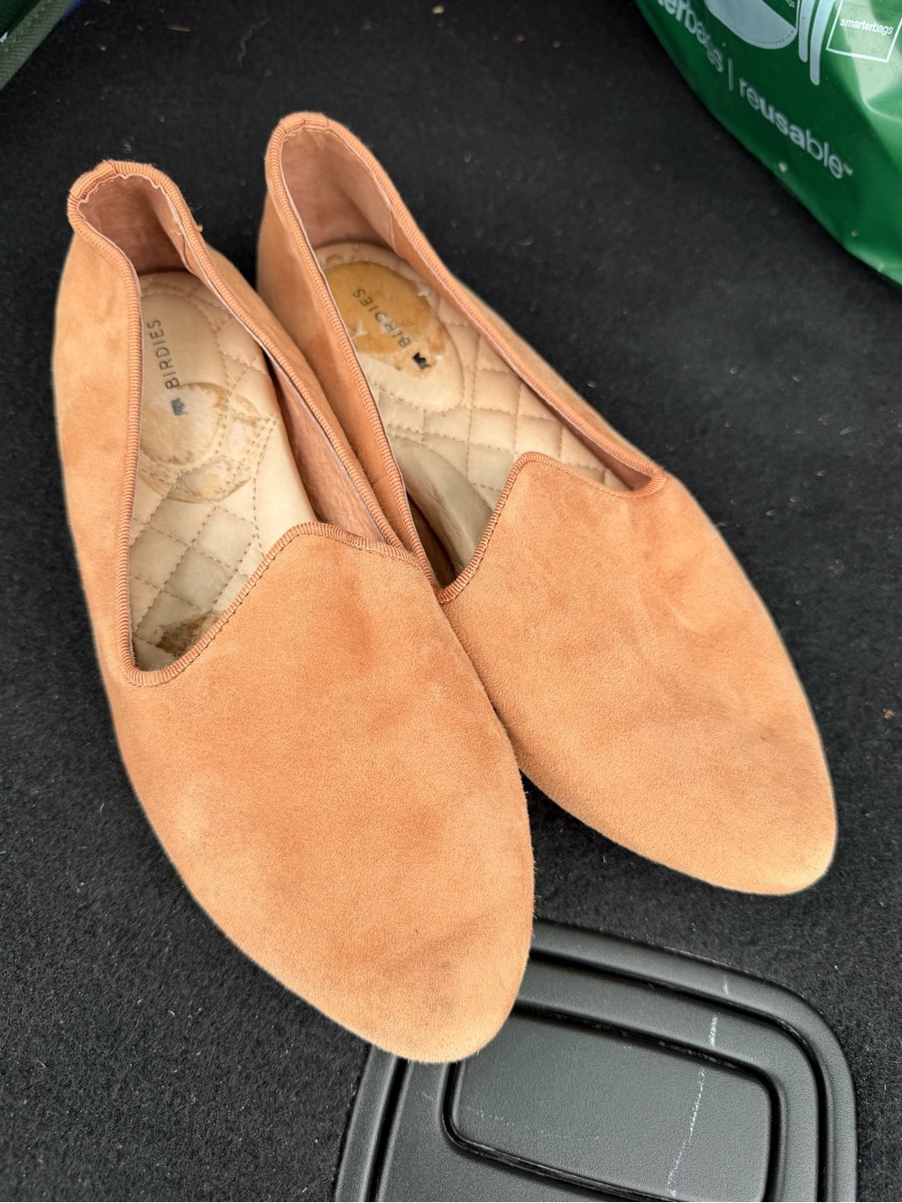 Birdies Suede Slip-On Flats Size 6 pale pink color